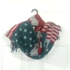 American Flag Design Scarf